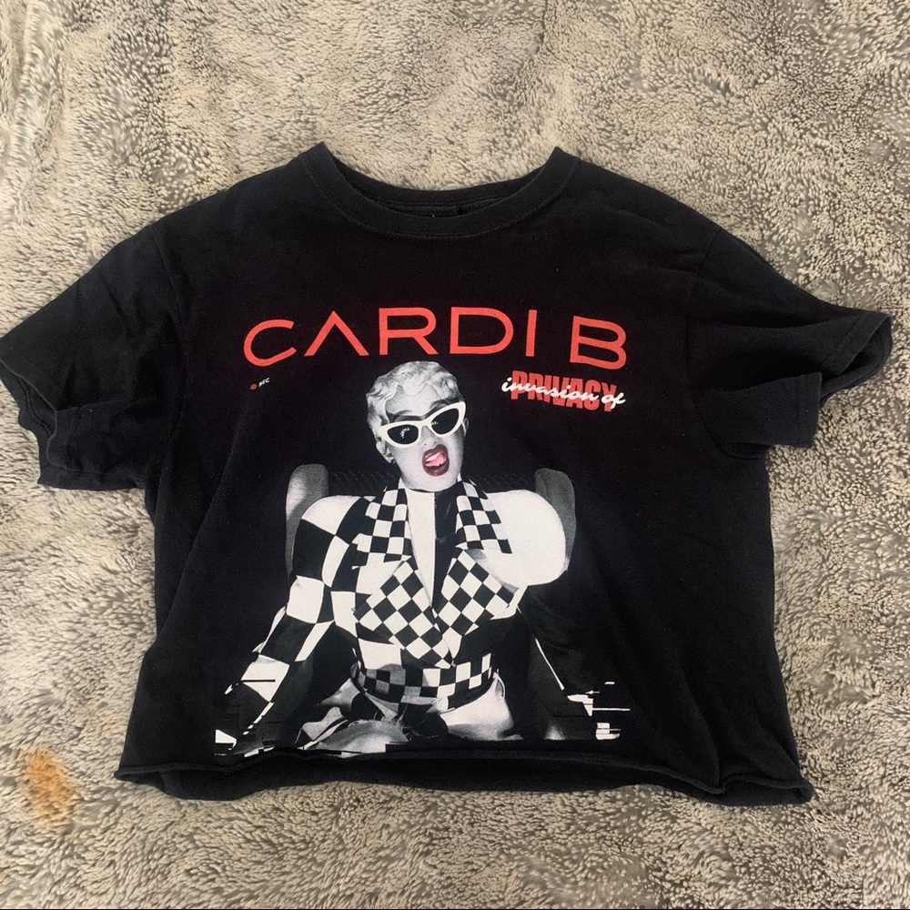 Thrifted cardi B shirt